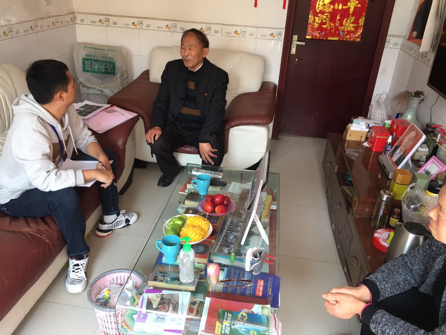 响水县退役军人事务局走访慰问军休老干部