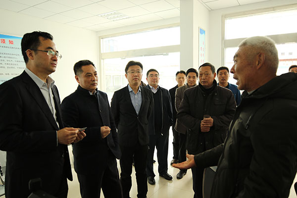 副局长徐汉林到东台调研,东台市委副书记,政法委书记许峰陪同调研